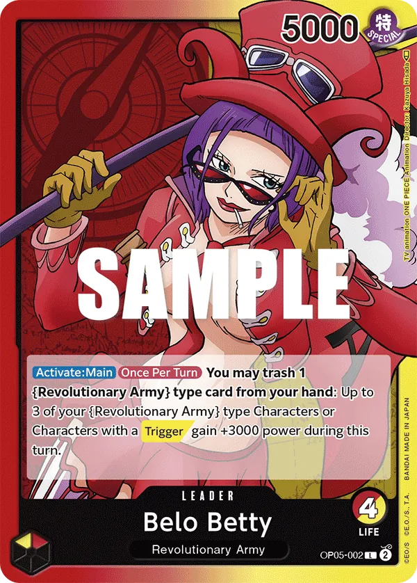 Belo Betty leader card