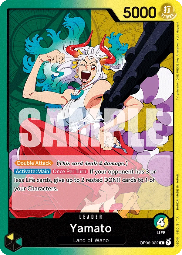 OP06 Yamato leader card