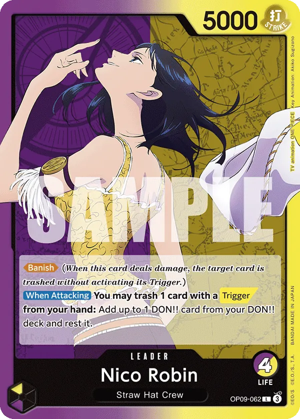 Nico Robin leader card