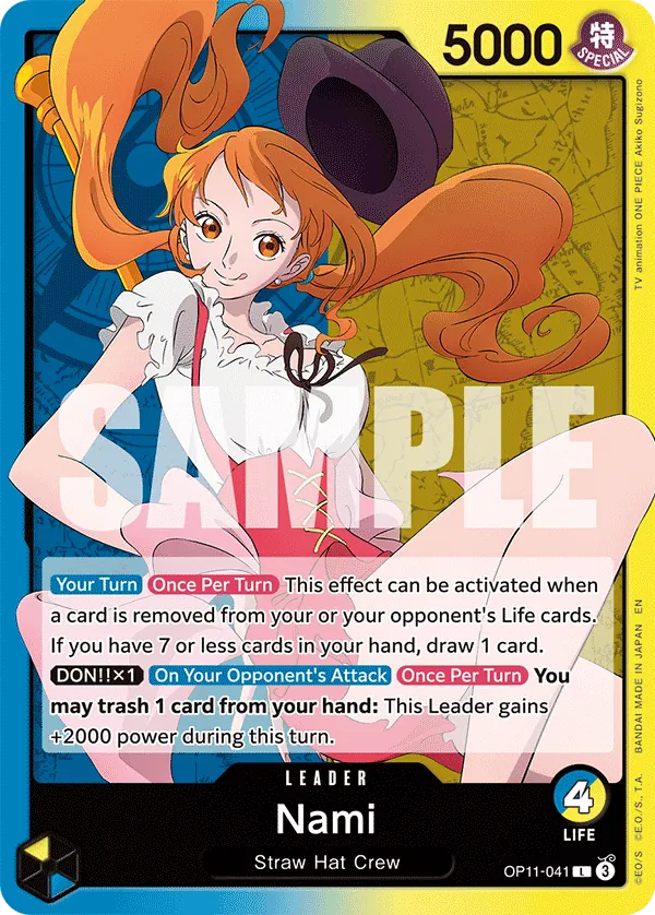 Nami leader card