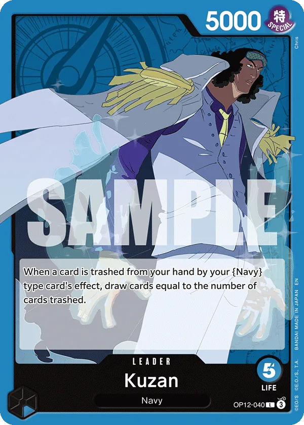 Kuzan leader card