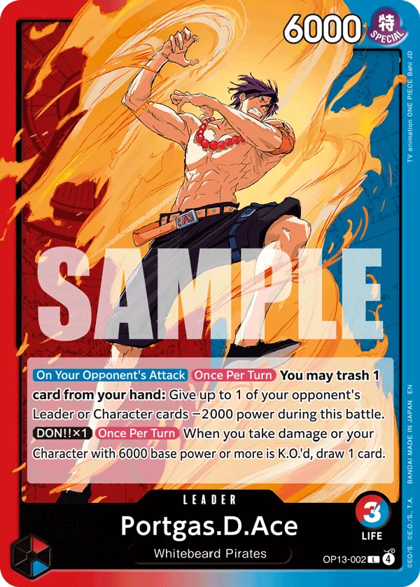 OP13 Ace leader card