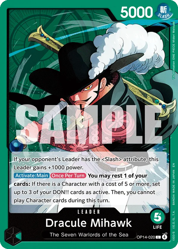 Mihawk leader card