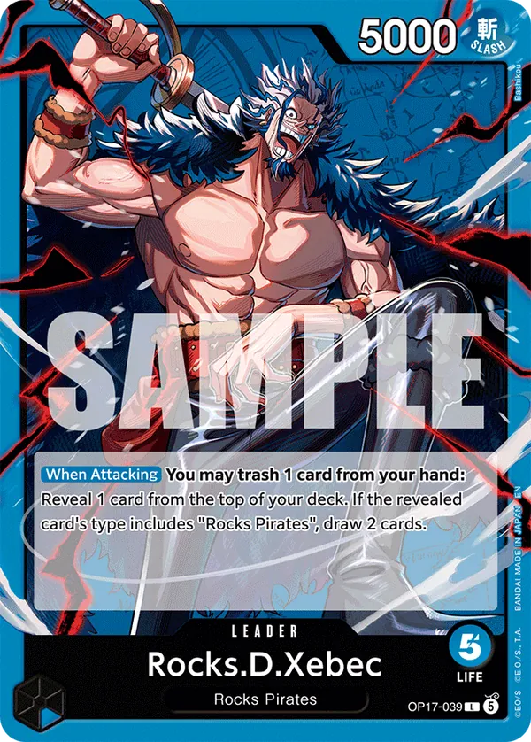 Rocks D. Xebec leader card