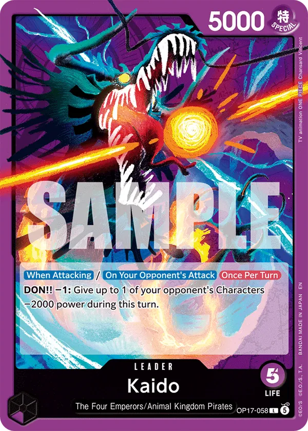 Kaido leader card