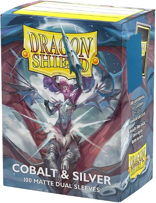 Dragon Shield Dual Matte Cobalt / Silver